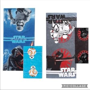 2 pack Disney Star Wars 2pc Bath Set